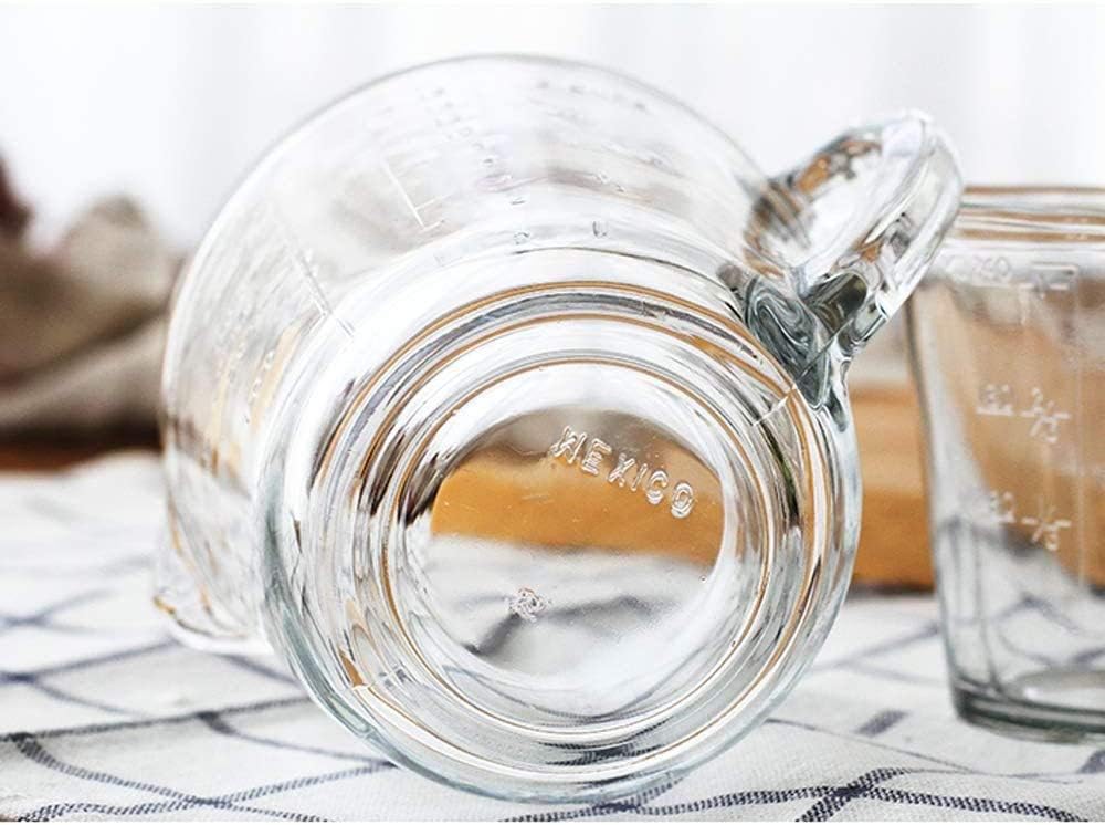 Glass Measuring Jugs | Kitchen Baking Cups | Measuring Cups | Large Measuring | Kitchen Utensil,B