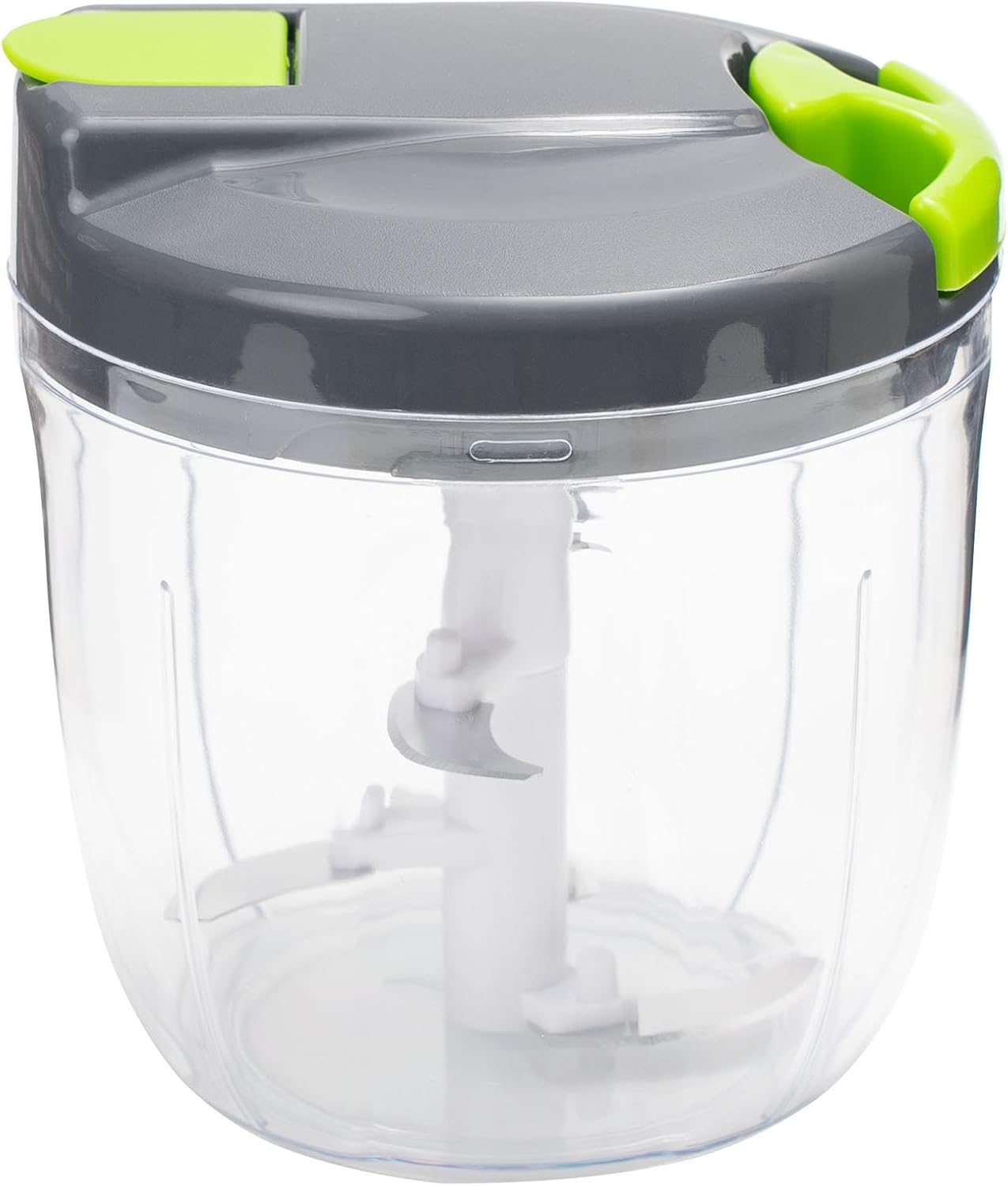 Multi-Function Manual Food Chopper & Processors with Handle and Cover,Vegetable Chopper Shredder,Garlic Press,Suitable for Onions Garlic Peppers Carrots Gingers Fruits,Ideal Gift for Kitchen(Green)