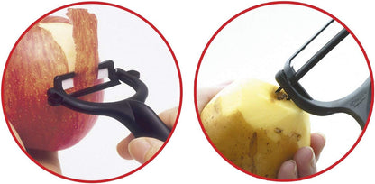 Kyocera Advanced Ceramic Horizontal Y Peeler, Black -