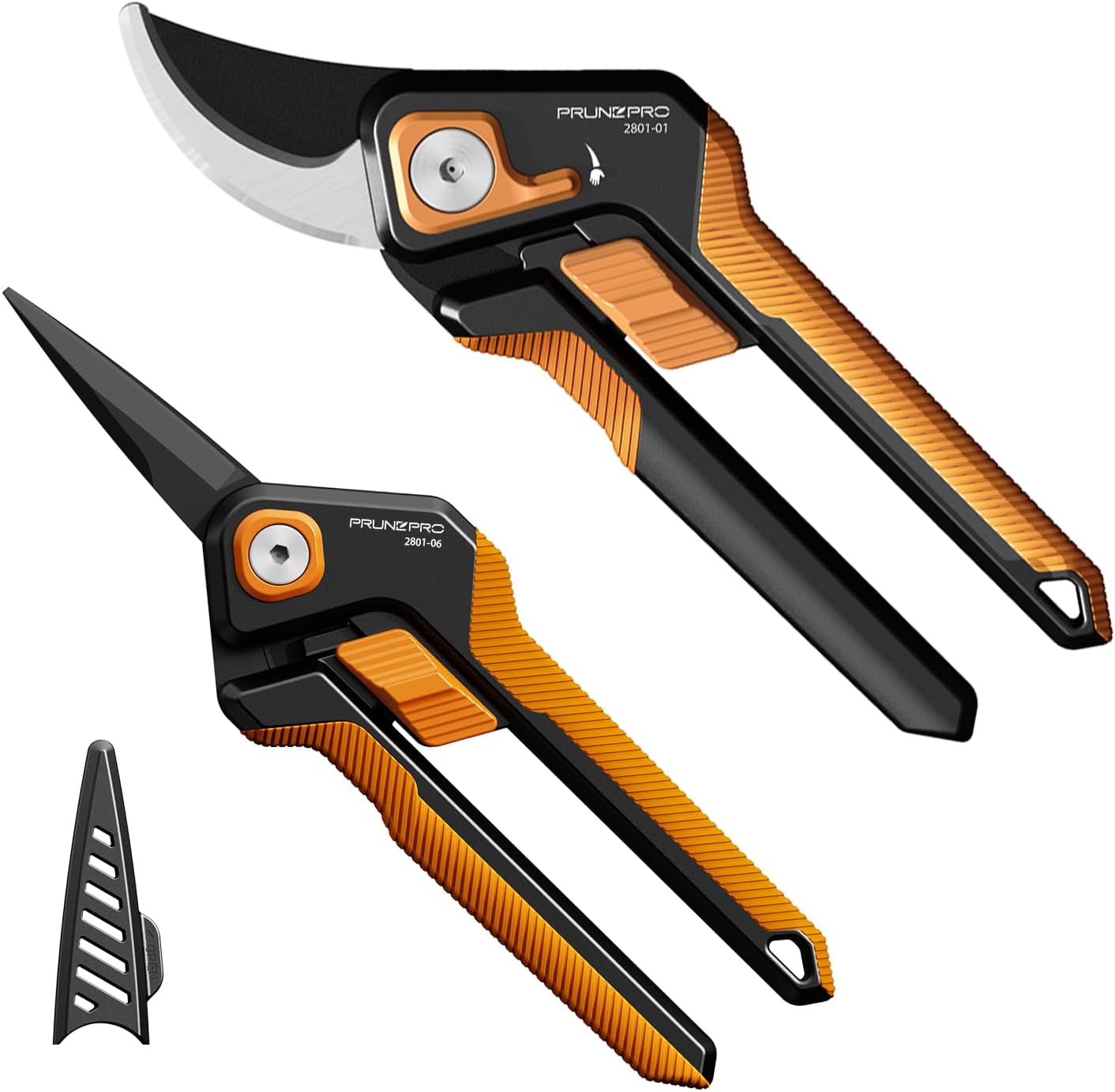 PrunePro Pruning Shears Gardening Scissors Set Professional Hand Pruner Sharp Stainless Steel Blade Garden Scissors Plant Flower Garden Clipper
