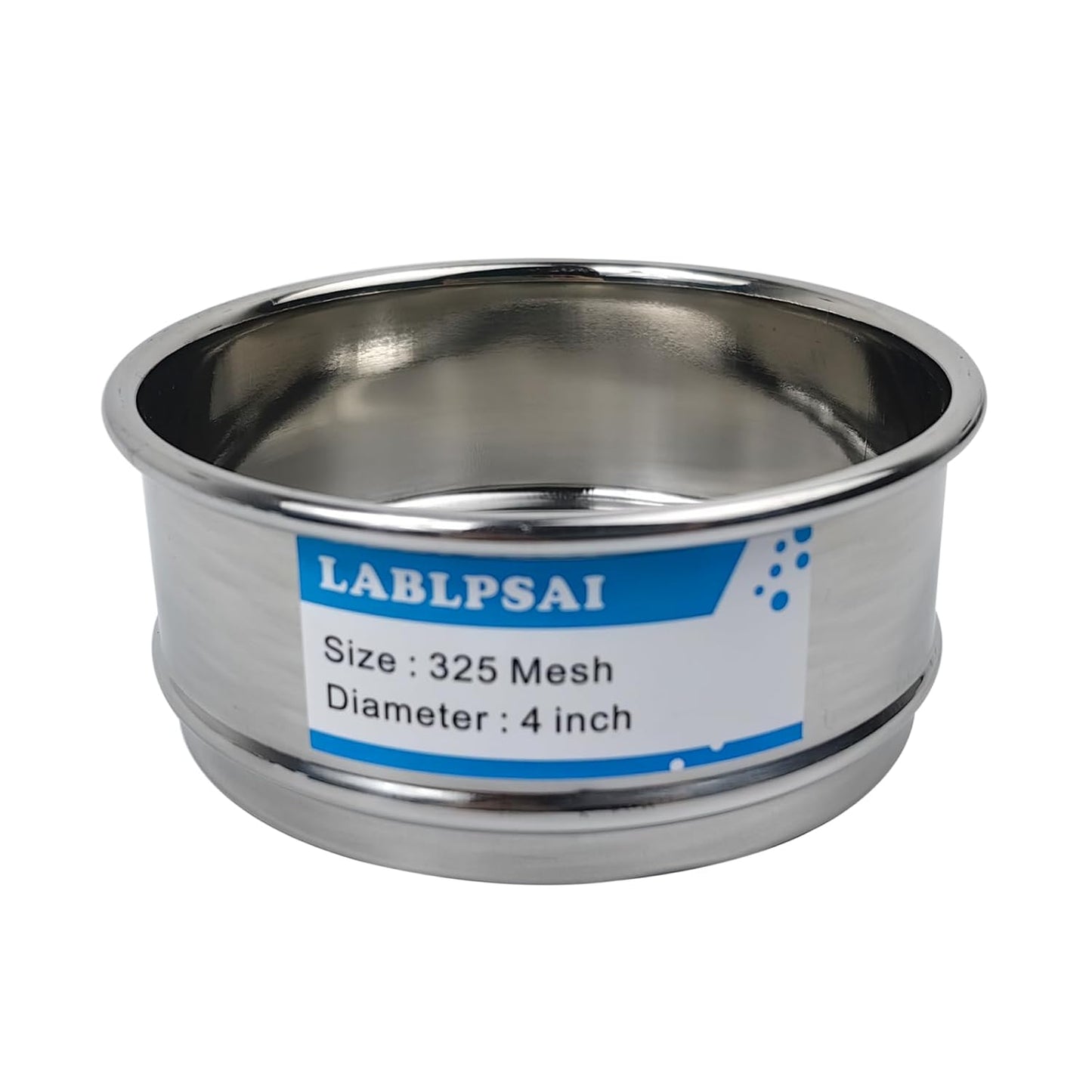 325 Mesh Lab Sieves 4" Diameter 304 Stainless Steel Wire Cloth Test Sieve for Industrial Laboratory Home