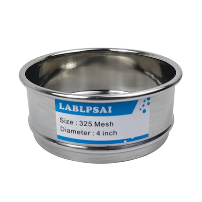 325 Mesh Lab Sieves 4" Diameter 304 Stainless Steel Wire Cloth Test Sieve for Industrial Laboratory Home