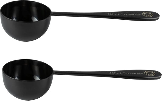 Honey Bear Kitchen 5 ml Teaspoon Measuring Scoop Spoons, Polished Stainless Steel, Set of 2