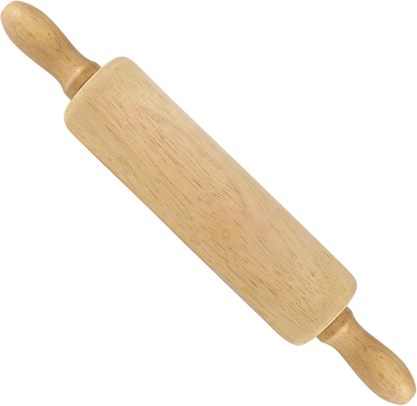 R&M International Small 6" Wood Rolling Pin, 1.75" Diameter,Brown