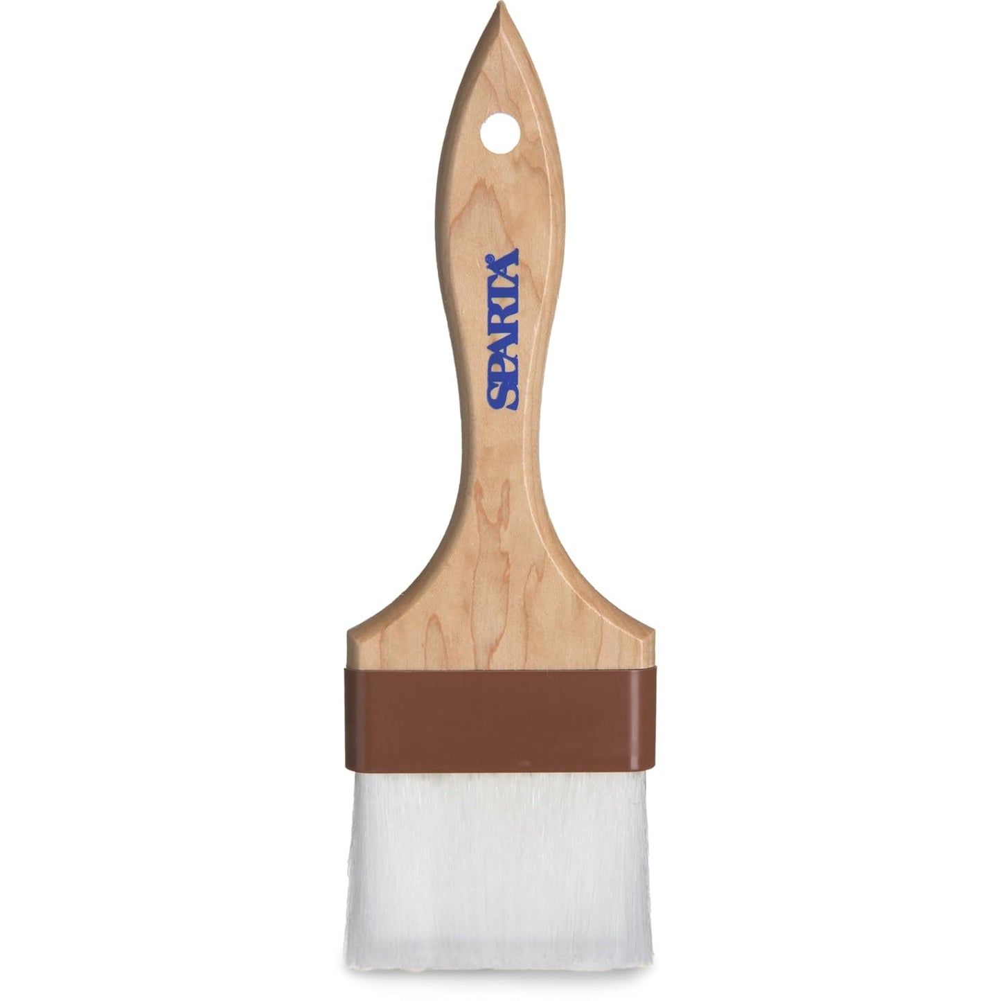SPARTA 4039800 Nylon Wide Brush, Flat With Nylon Bristles, 3 Inches, Tan