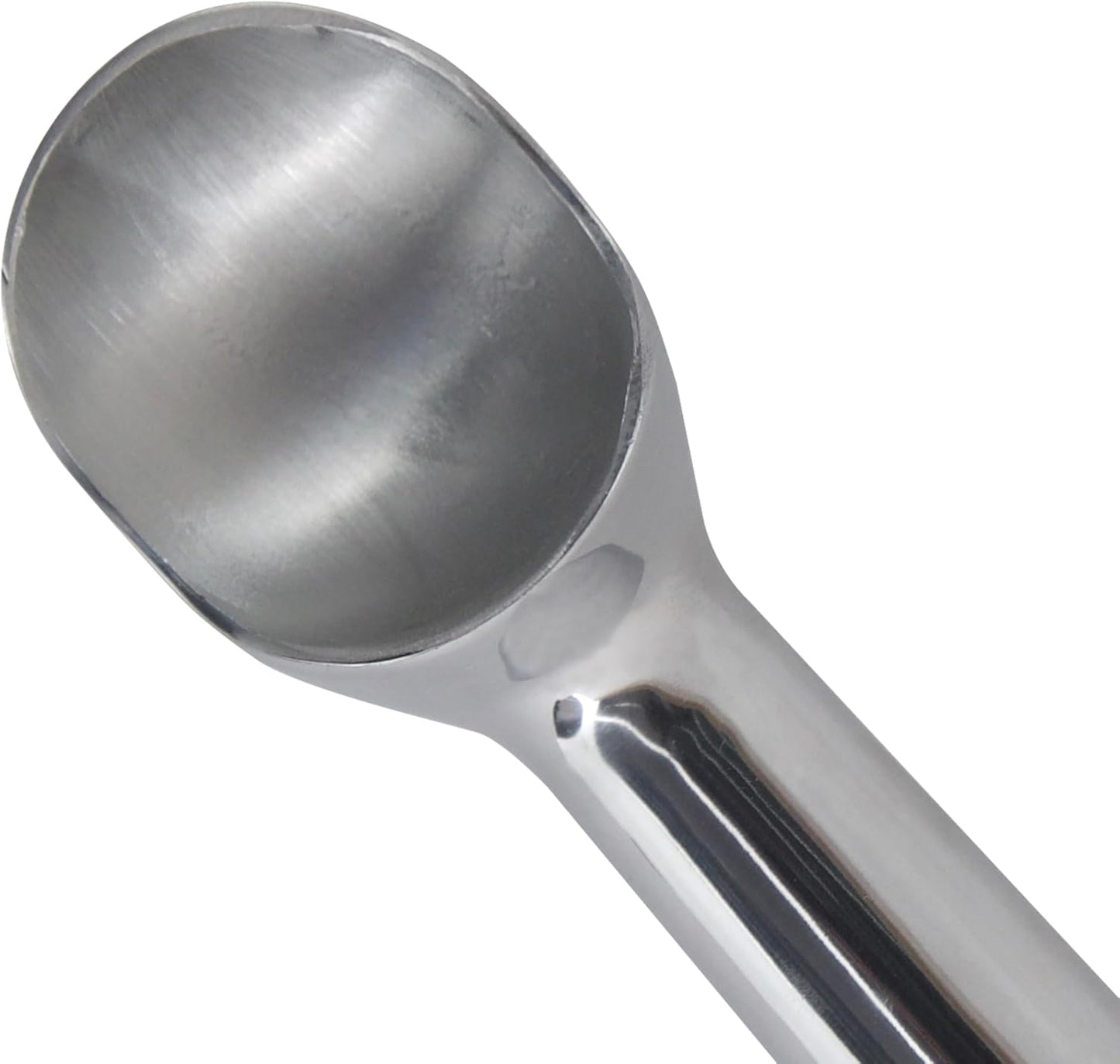 Zeroll Original Ice Cream Scoop Unique Liquid Filled Heat Conductive Handle Simple One Piece Aluminum Design Easy Release Made in USA, 2.5-Ounce, Silver