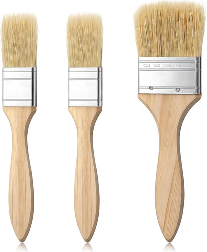 3 PCS Pastry Brush for Baking Basting Brush for Cooking Butter Brushes for Cooking BBQ Kitchen Baking Brushes Oil-Brush for Oil Sauce, Butter, Sauce