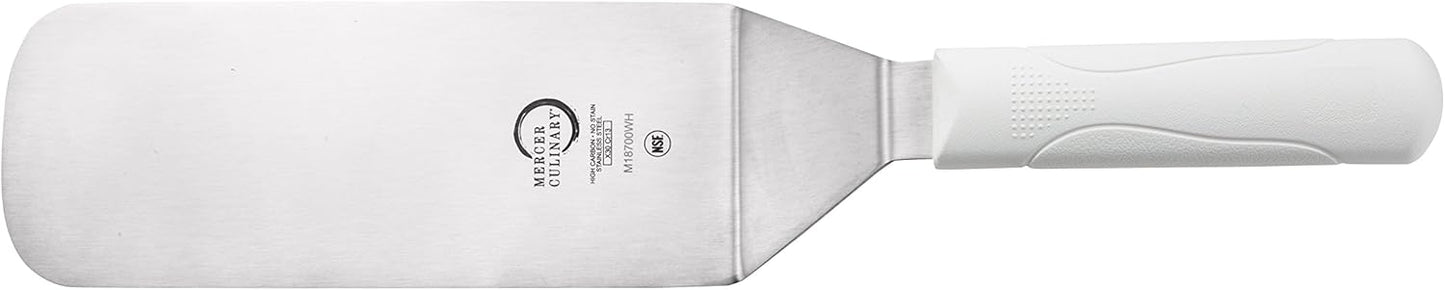Mercer Culinary Millennia Bench Scraper, 5 7/8 Inch X 3 1/2 Inch Blade, Black Handle