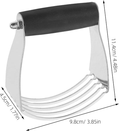 Stainless Steel Dough Blender Heavy Duty Pastry Cutter for Effortless Mixing and Cutting Kitchen Tool for Baking Pastries Pies Cookies User-friendly Design for Home and