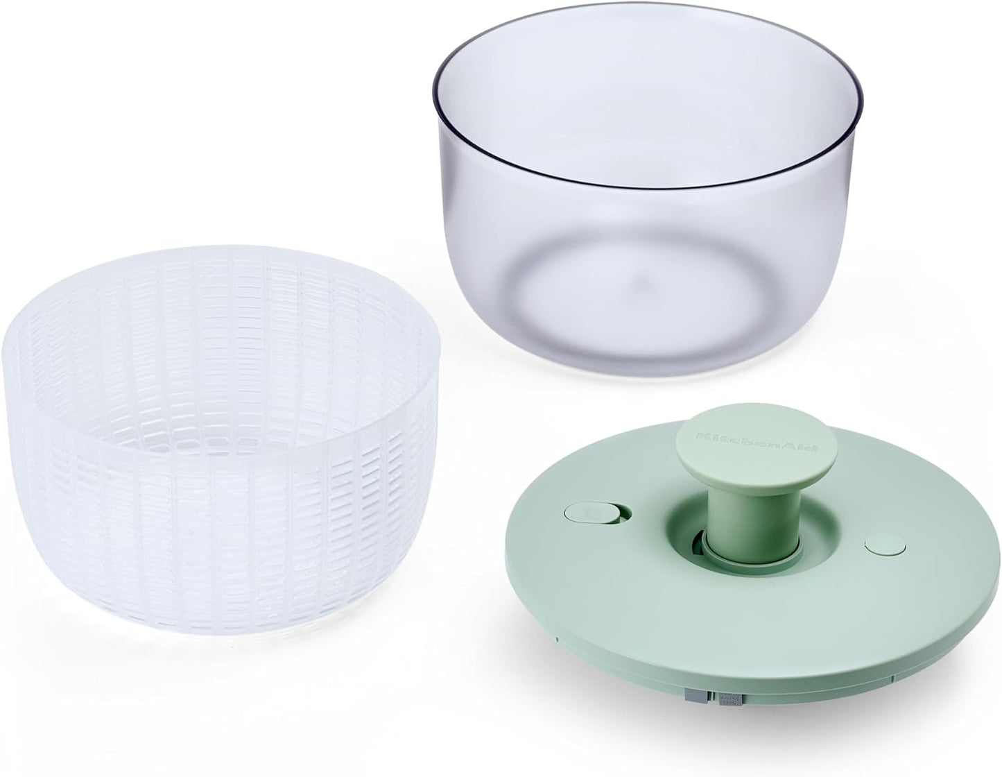 KitchenAid Universal Salad Spinner, 7.43 Quart, Charcoal Gray