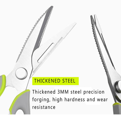 Kitchen Scissors All-Purpose Heavy Duty, Poultry Shears with Strong Magnet Knife Holder, Stainless Steel Removable Safe Blade, Kitchen Shears For Food, Cutting Meat, Herbs, Poultry, Bones