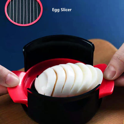 Egg Slicer Cutter Multi-functional Hard Boiled Egg Wedger (2 in 1)