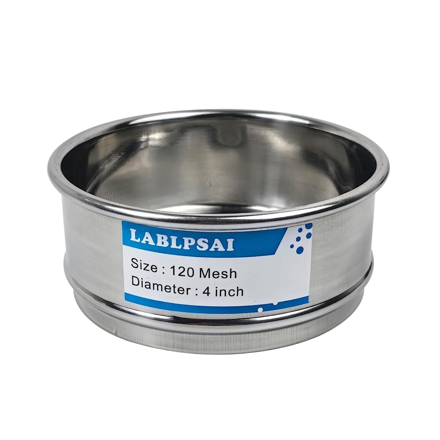 325 Mesh Lab Sieves 4" Diameter 304 Stainless Steel Wire Cloth Test Sieve for Industrial Laboratory Home
