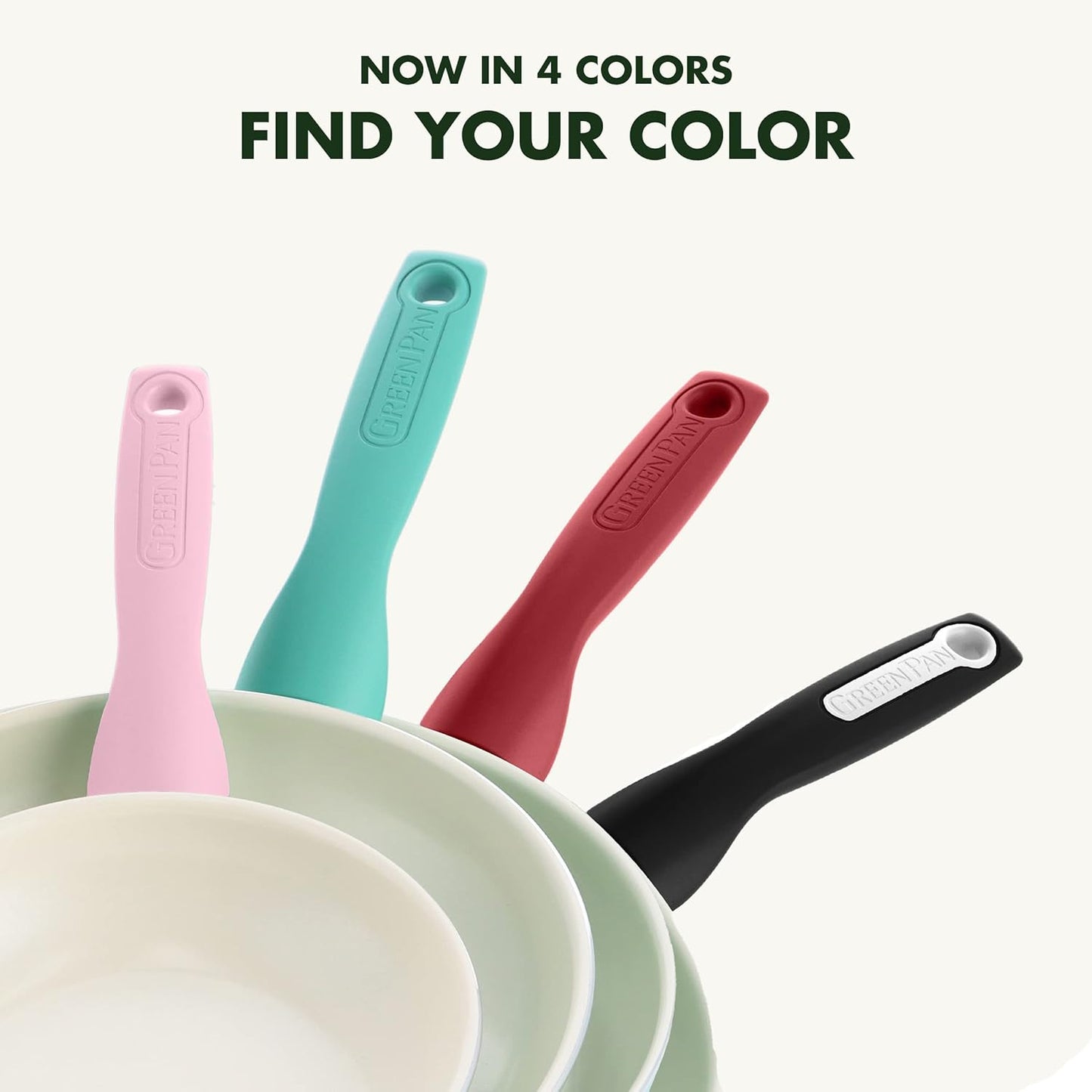 GreenPan Rio Healthy Ceramic Nonstick 8" Frying Pan Skillet and Silicone Spatula Set, Soft Grip Handle, Breaktfast Meal Set, PFAS-Free, Dishwasher Safe, Oven Safe, Oxford Blue