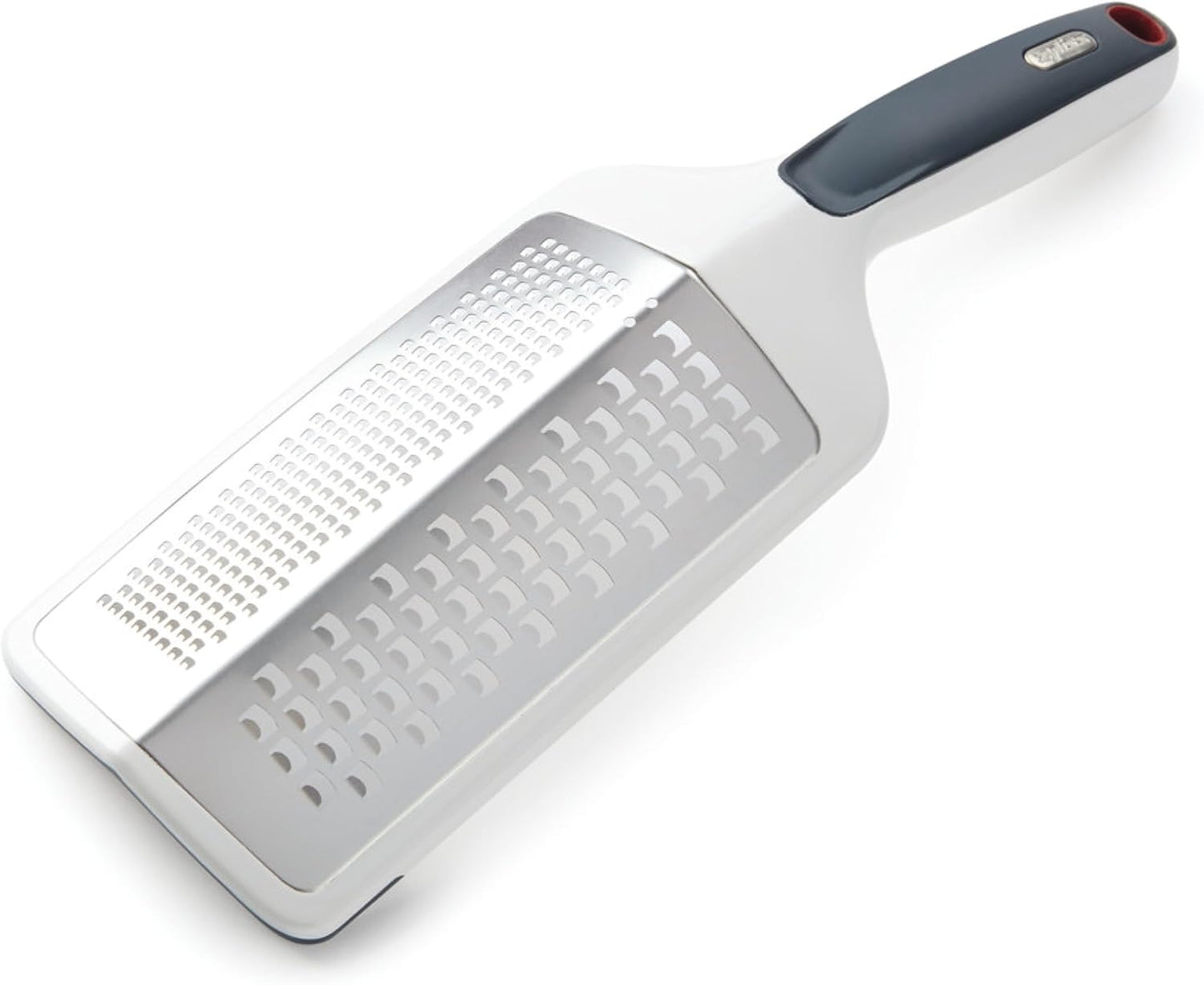 Zyliss Fine Grater and Zester - Handheld Grater with Stainless Steel Blade & Wheat Straw Handle - Ideal for Hard Cheese, Chocolate, Fruit, Vegetables, & More - Protective Cover Doubles as Scraper