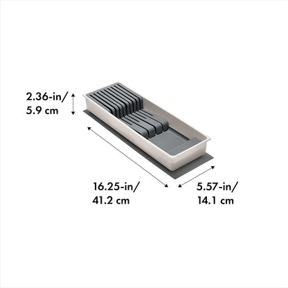 OXO Good Grips Kitchen Drawer, Expandable Utensil Organizer, White