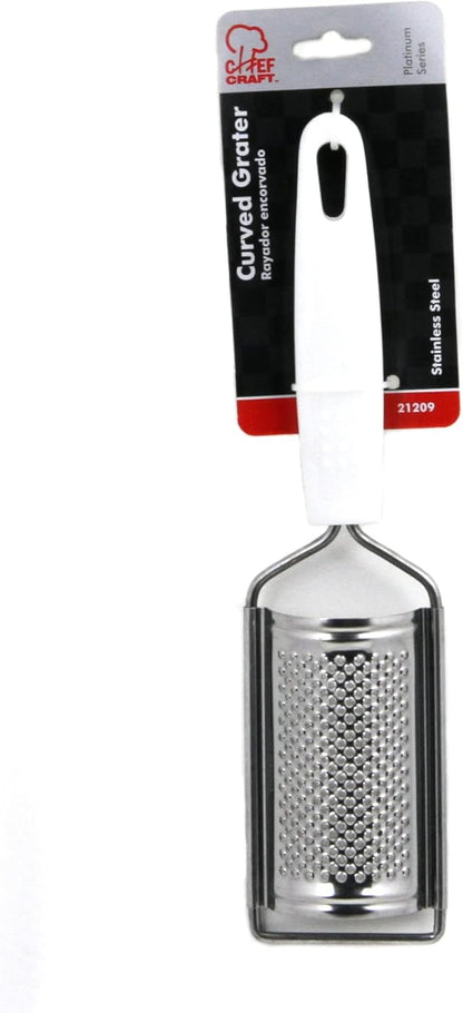 Chef Craft Select Fine Grater, 9.5 inch, White