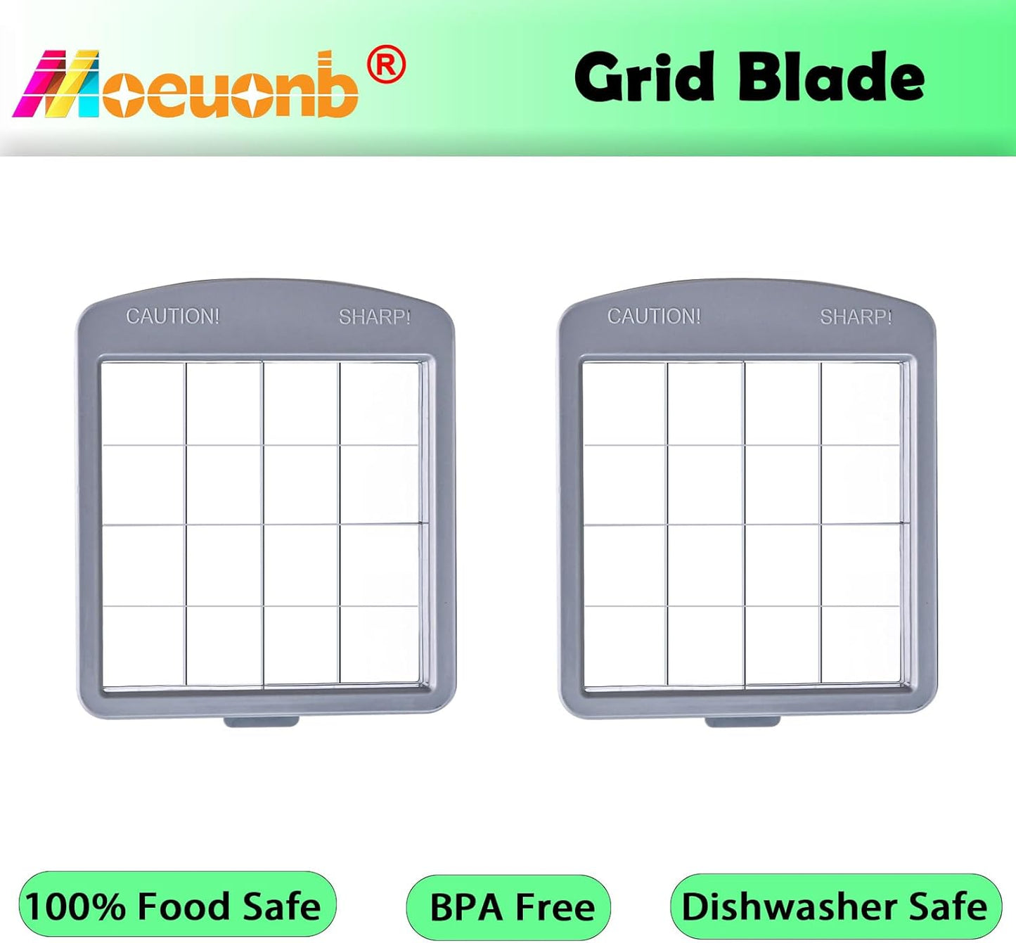 Replacement Blades - 2 PCS (Small Grid Blade-7mm)