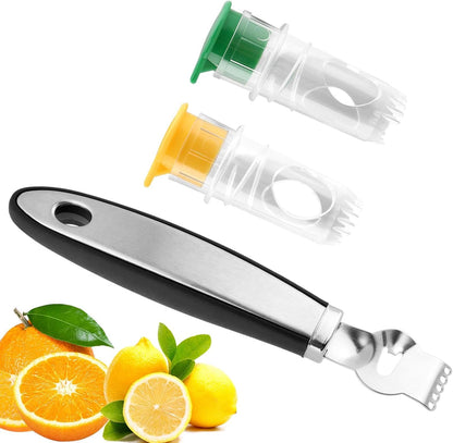 2pcs Lime Squeezer with Lemon Zester Set, Screw Top Manual Lemon Squeezer, Plastic Lime Juice Extractor Citrus Press with Lid for Cocktails Drinks, Easy to Use & Clean(COLOR:Yellow+Green)