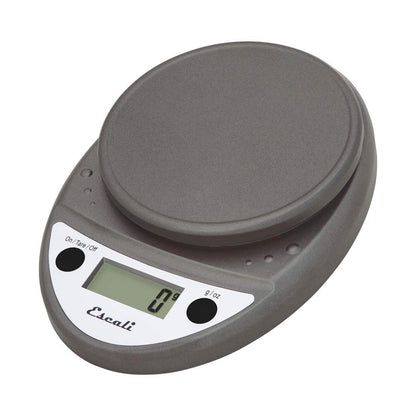 Escali Primo Digital Food Scale Multi-Functional Kitchen Scale and Baking Scale for Precise Weight Measuring and Portion Control, 8.5 x 6 x 1.5 inches, Black