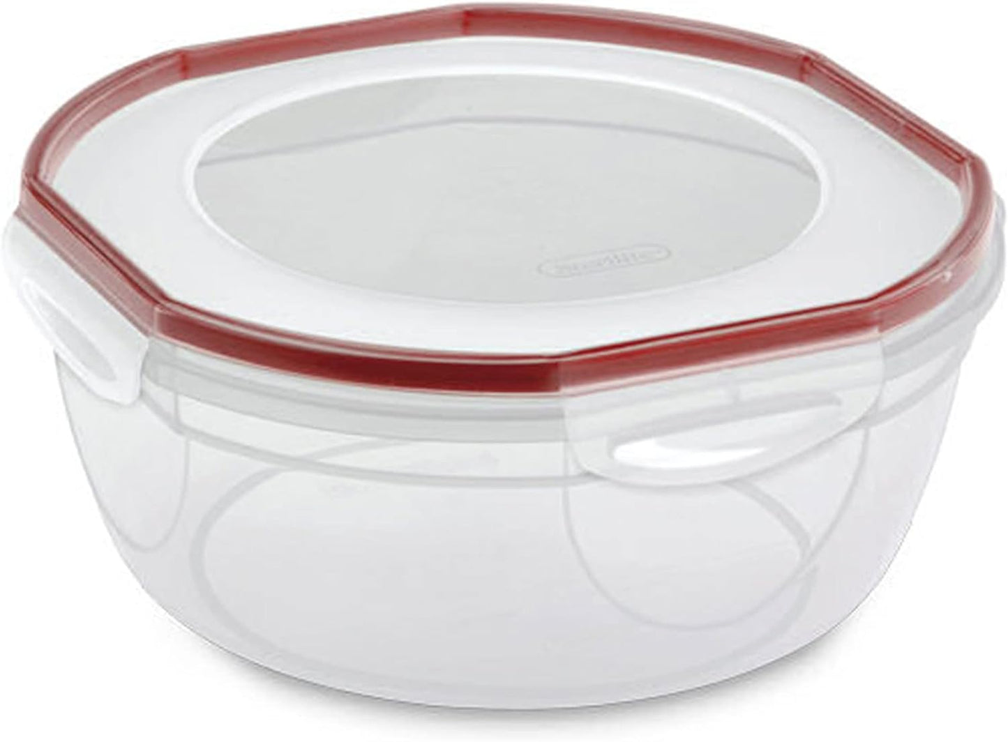 STERILITE Rocket Red Sterilite Plus Ultra Seal Latching Bowl, 4.7 quart