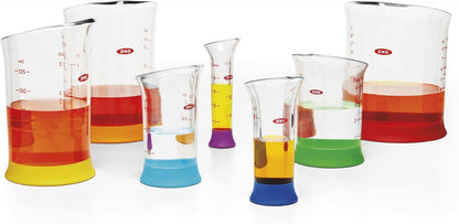 OXO Good Grips 7-Piece Nesting Measuring Beaker Set, Multicolored