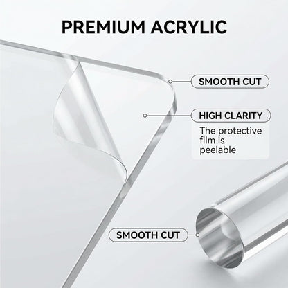 Polymer Clay Cutter Tools, Acrylic Roller Pin, 5 Pieces Flexible Clay Cutters, Ceramic Cutters Slicer Kit Clear Rectangle Sheet Press Board Wire Texture Set Needle Detail Modelling Supplies