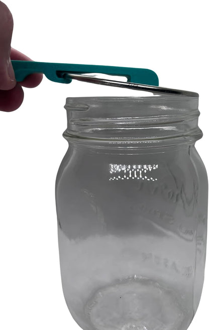 Canning and Mason Jar Opener, Easy Release Vacuum Seal for all lids magnetic (Black)