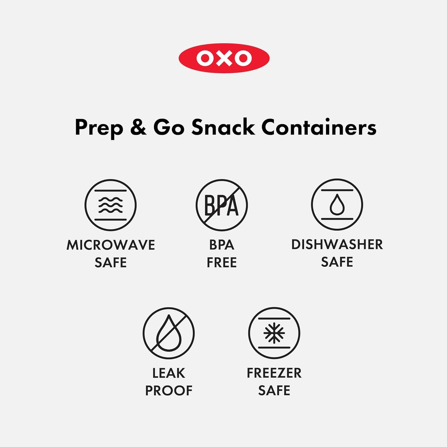 OXO Good Grips Prep and Go Silicone Squeeze Bottle 2 Pack - Ocean Blue