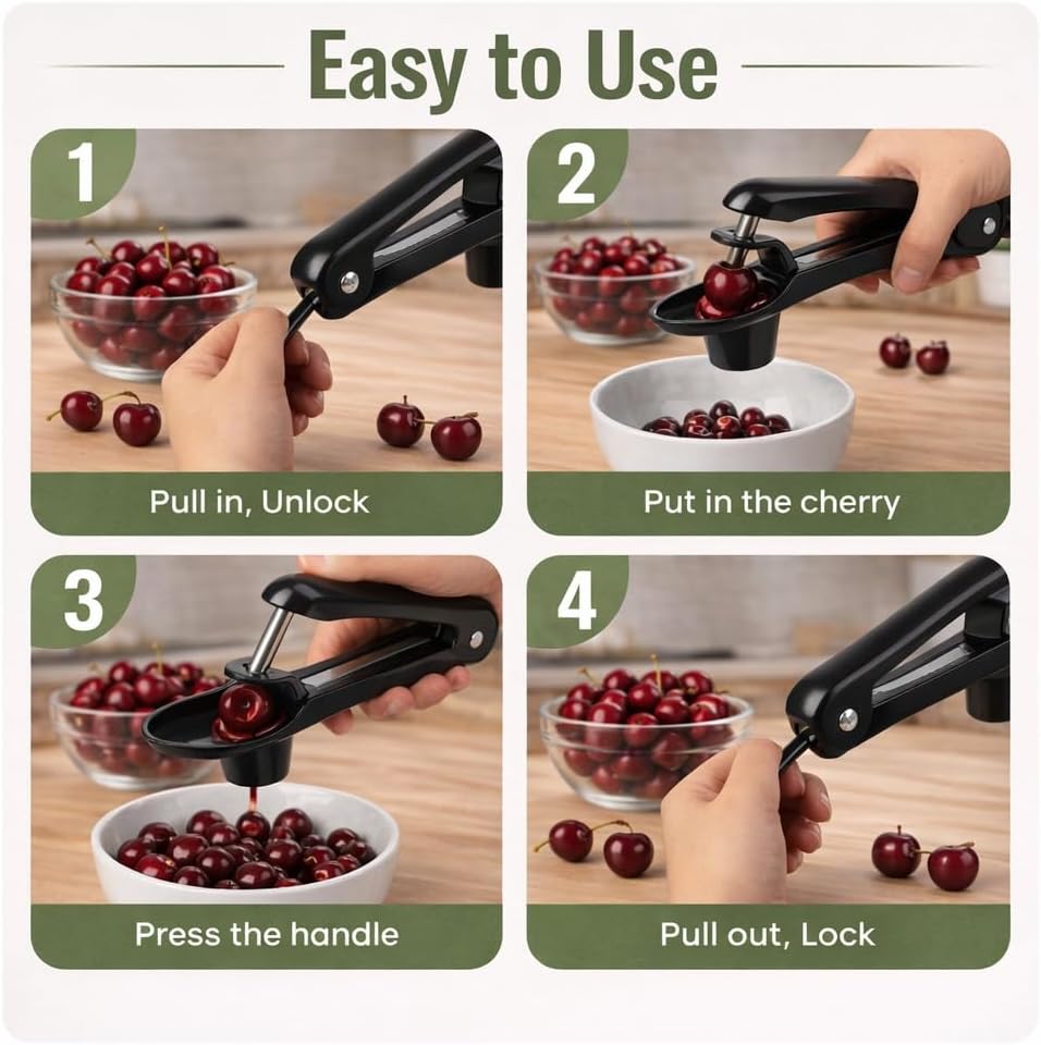 Cherry Pitter Tool, Grassy
