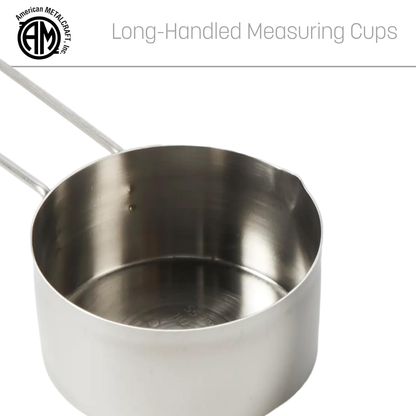 American METALCRAFT, Inc. American Metalcraft MCL125 Stainless Steel Measuring Cup, 1 1/4-Cup