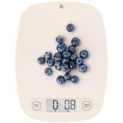 Greater Goods Food Scale – Digital Kitchen Scale, 1g Precision, Easy-Tare & Quick Conversion, Slim Compact Design, Durable & Portable | Ideal for Cooking, Baking & Meal Prep