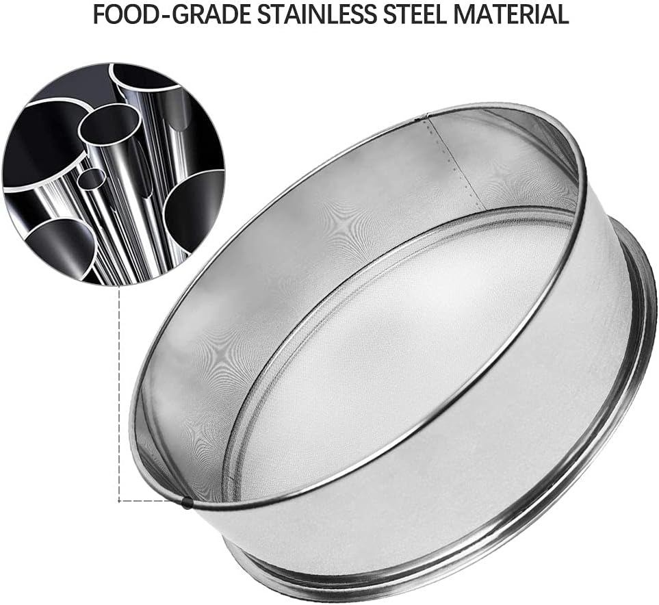 Sidasu Vibrating Sifter Mesh Screen Stainless Steel Vibrating Sieve Mesh Screen 30 Mesh for Automatic Powder Sifter Machine