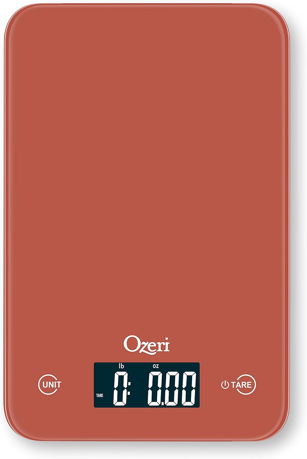 Ozeri Touch Professional Digital Kitchen Scale (12 lbs Edition), Tempered Glass in Elegant Black