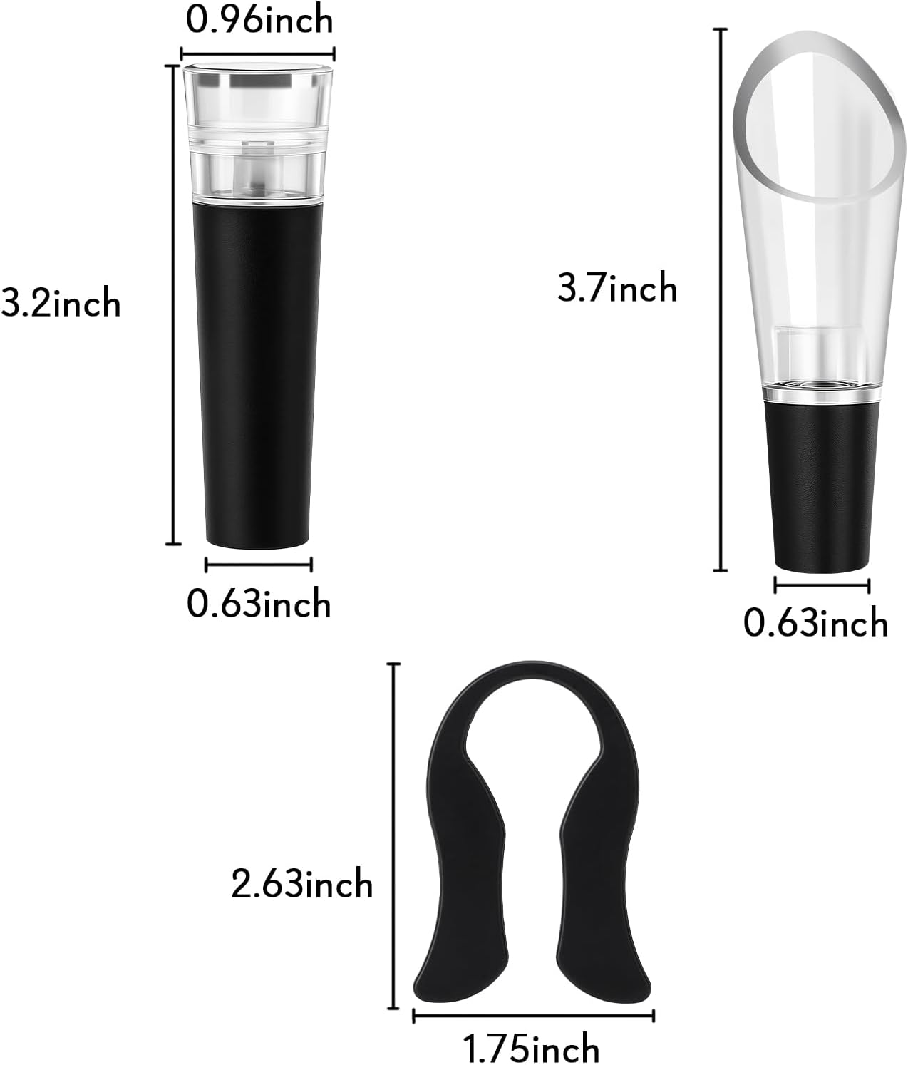 KORCCI Wine Opener, Heavy-Duty Zinc Alloy Wing Corkscrew, Premium Beer Bottle Opener, Multifunctional Wine Accessories with Ergonomic Handle and Sharp Screw, for Kitchen, Bar, Restaurant (SILVER)