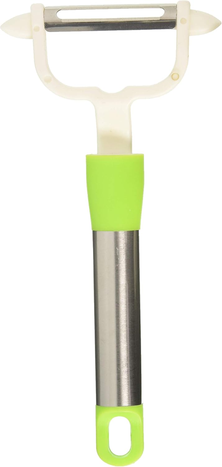 Julienne, Stainless Steel Ultra Sharp Vegetable Peeler, Green