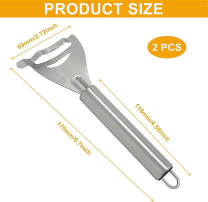 2Pack Corn Peeler and Stripper Tool Set,Upgraded Corn Stripper Corn on the Cob Remover,Easy to Clean Corn Cob Stripper tool for Cooking/Kitchen Enthusiasts