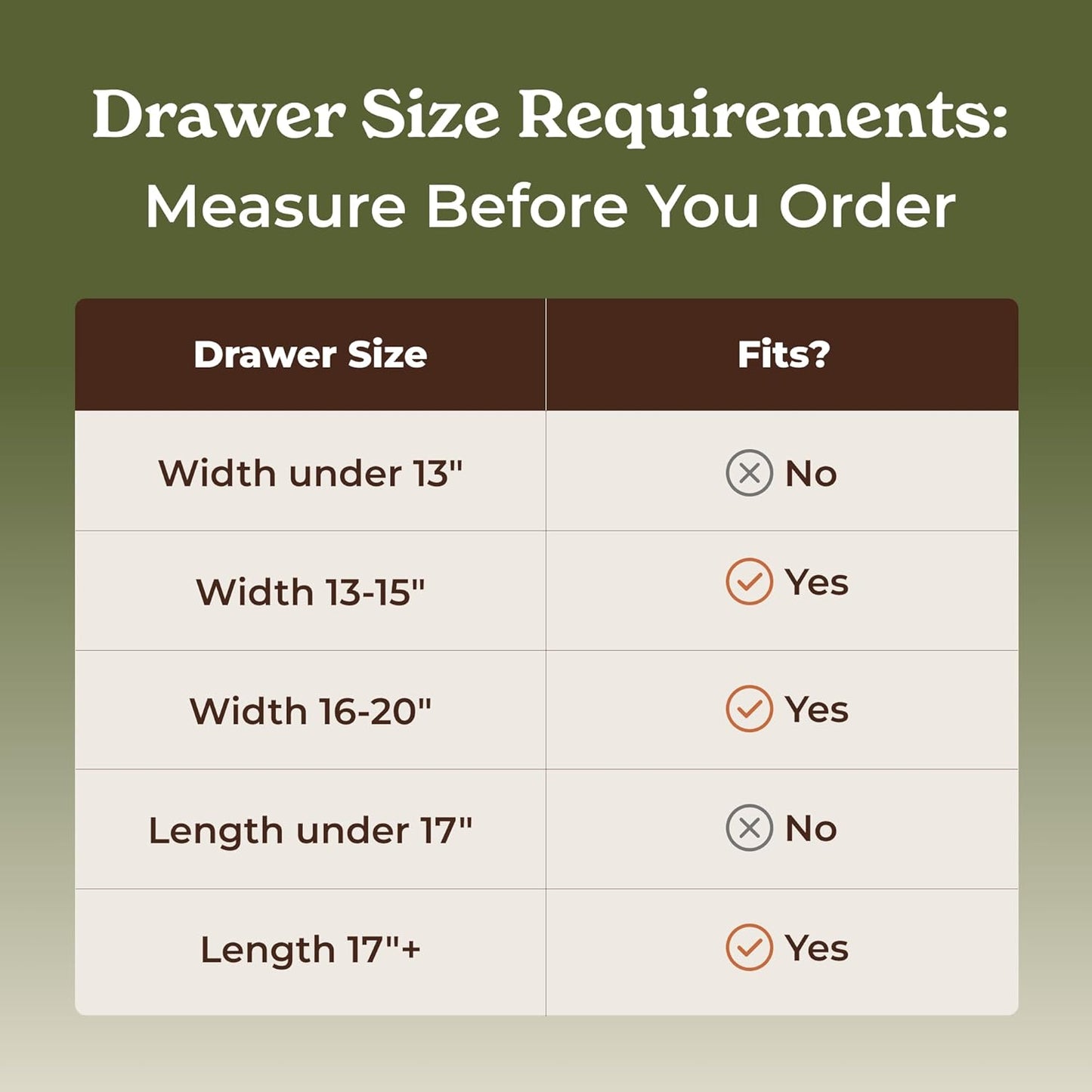 SMIRLY Silverware Drawer Organizer – Bamboo Kitchen Drawer Organizer, Adjustable Utensil Holder and Cutlery Tray, Drawer Dividers for Flatware and Kitchen Utensils