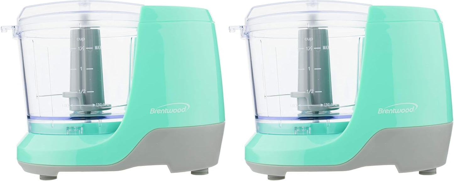 Brentwood MC-109BK 1.5 Cup Mini Food Chopper, Black