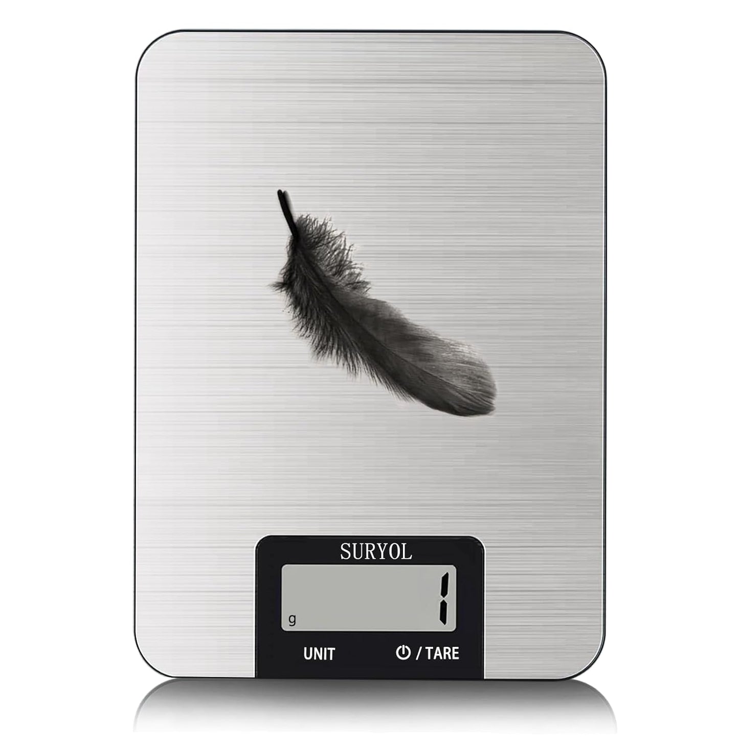Food Kitchen Scale High-Precision Digital Scale Accurate Weighing for Baking & Cooking Enthusiasts(Silvery & Grayish Green)