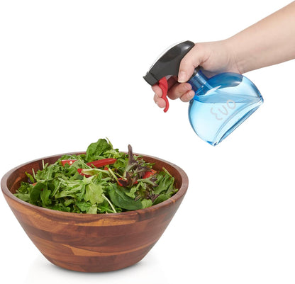 Evo Glass Oil Sprayer, Non-Aerosol For Olive Oil, Cooking Oils And Vinegars, Green, 6-Ounce Capacity, For Grilling, Roasting, Air Frying, Baking And Salad Prep