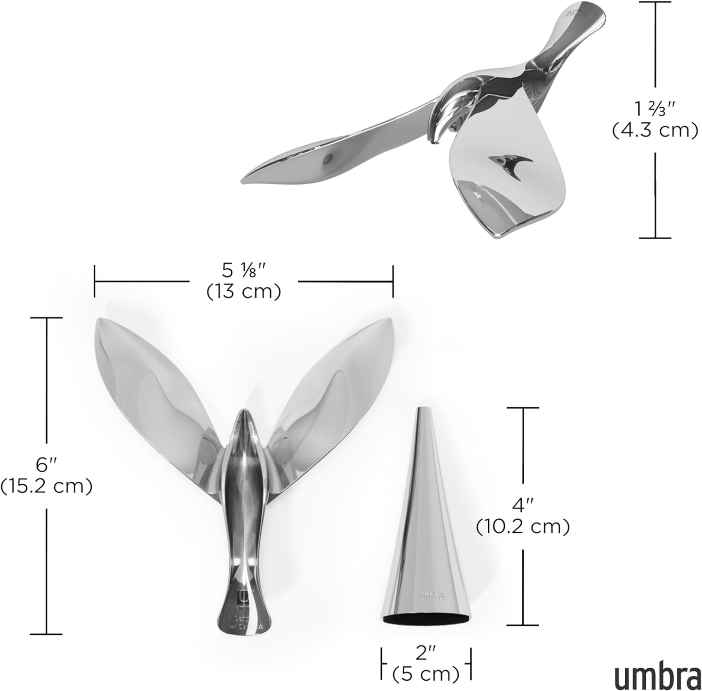 Umbra Rodeo Buddy Bottle Opener with Stand, Chrome