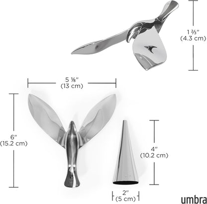 Umbra Rodeo Buddy Bottle Opener with Stand, Chrome