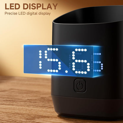 Digital Coffee Scale, Coffee Scale, Espresso Scale, Digital Coffee Bean Dosing Cup, 0.1g High Precision Mini Coffee Scale for Pour Over, Espresso, and French Press, with LED Display, Tare Function