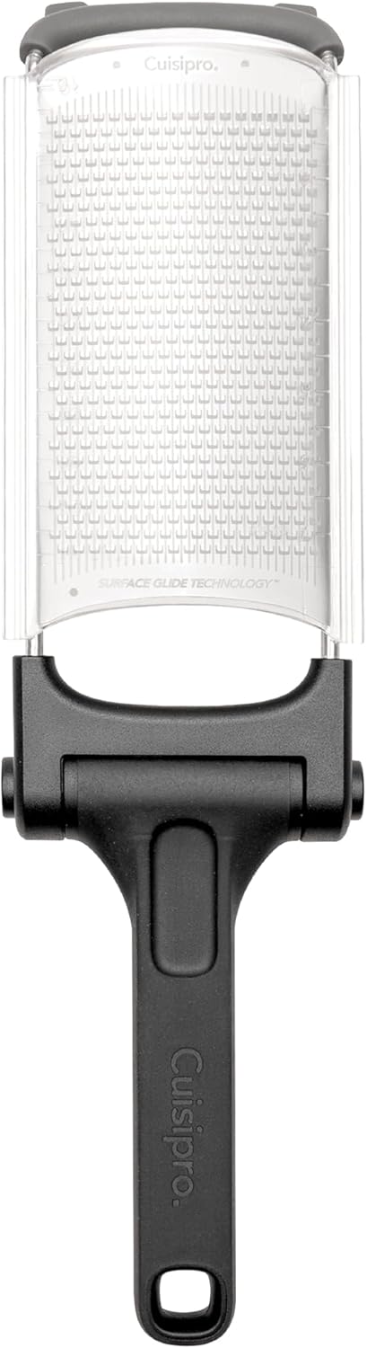 CUISIPRO Surface Glide Technology Stainless Steel Folding Handle Grater, Coarse
