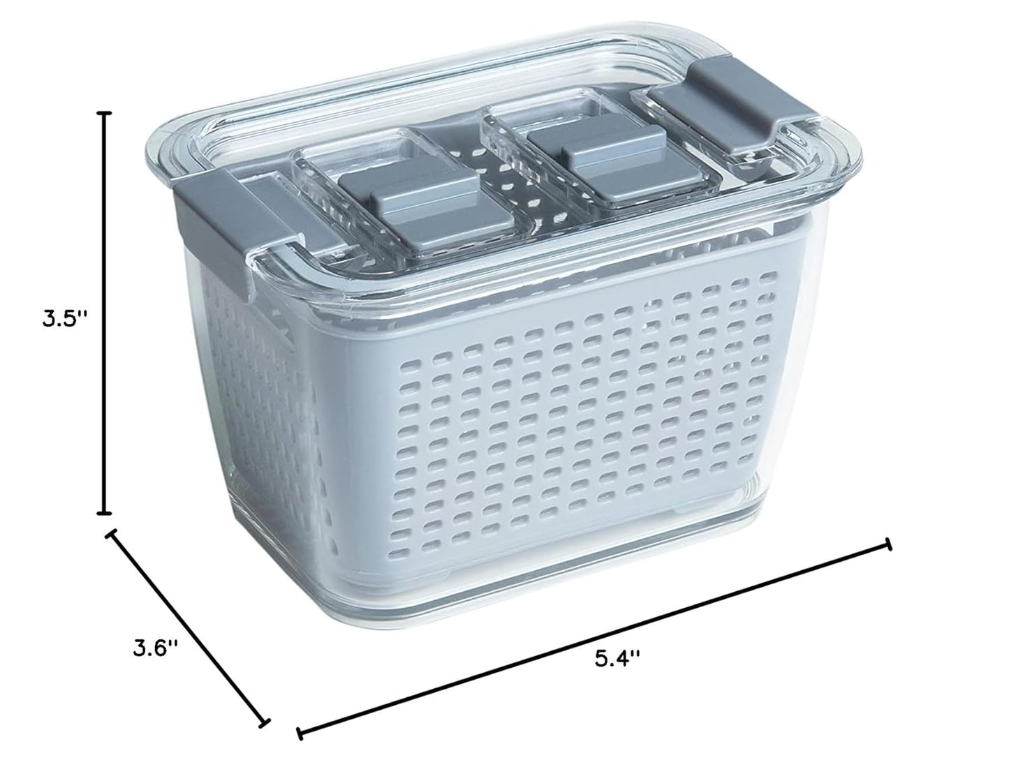 Kitchen Spaces - 1465A6-AMZ Kitchen Spaces Colander Bin, Medium, Gray