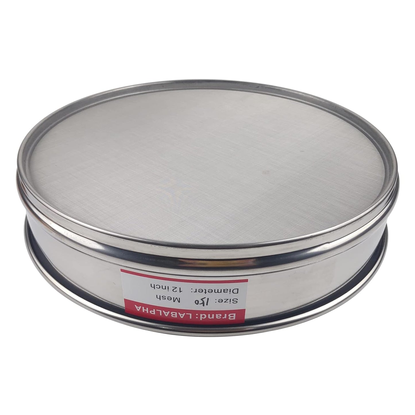 LABALPHA 35 Mesh Lab Sieves, 35 Mesh Test Sieve, 12'' Diameter, 304 Stainless Steel Wire Cloth (0.5mm)