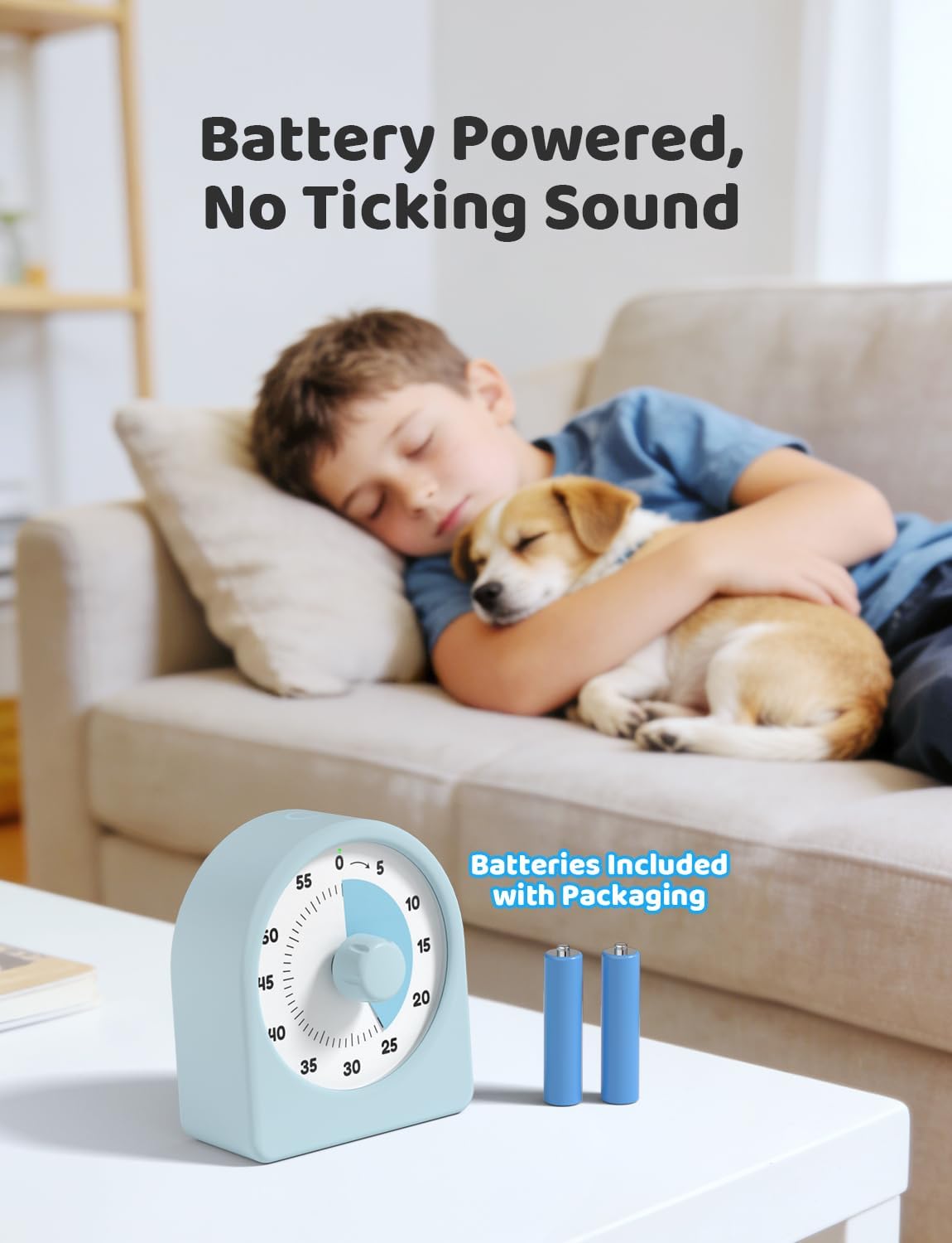 LIORQUE Visual Timer for Kids with Pause Function,Timer for Kids and Adults, Protective Case, Silent Time Management Tool, 60-Minute Countdown for Classroom, Office, Meetings, Study, Kitchen(Rainbow)