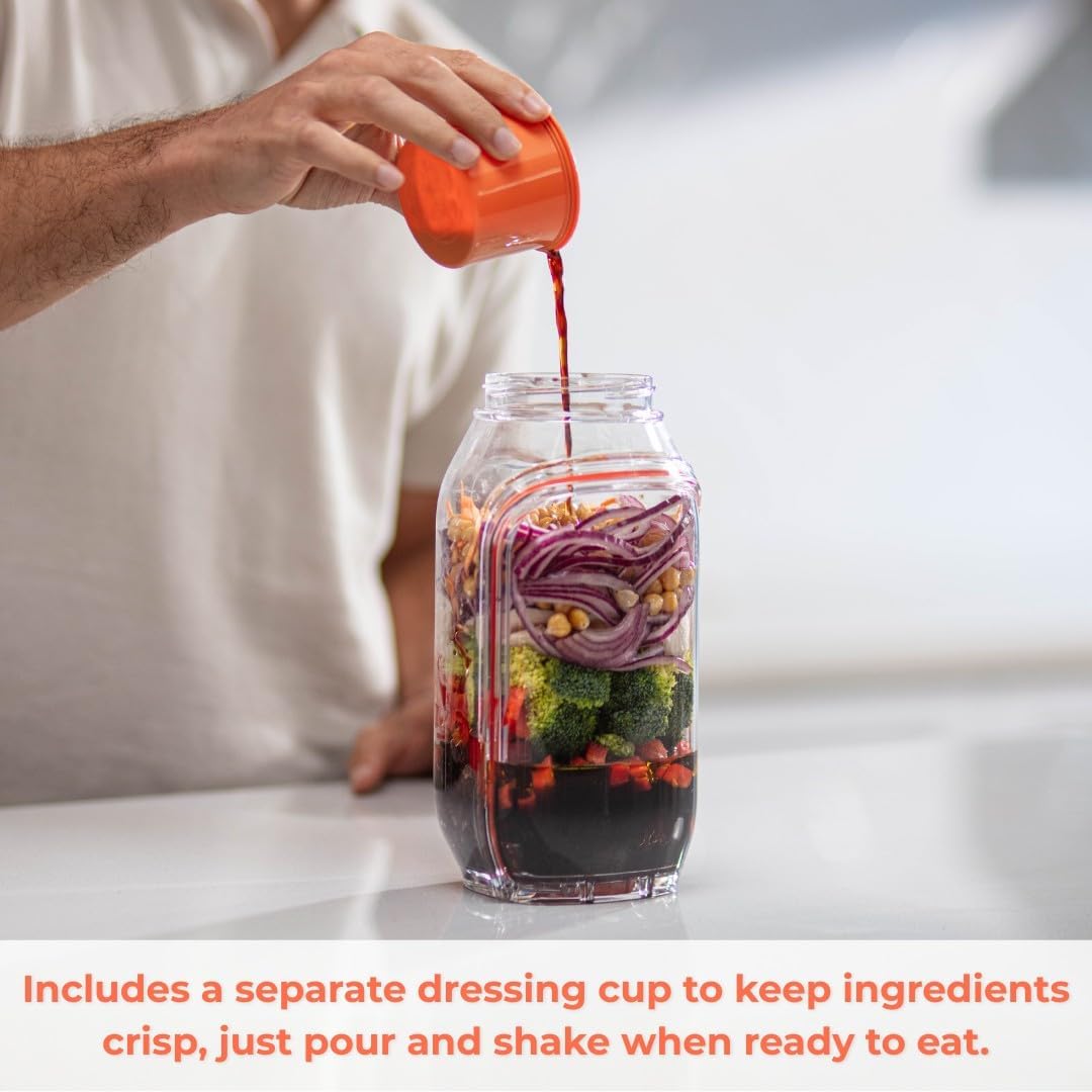 Prepara The Original Salad Pod, 4.5 Cups, Green