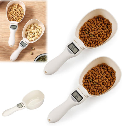 Electronic Measuring Spoon with Conversion, Digital Measuring Spoons, Adjustable Digital Kitchen Spoon Scale, 800g / 0.1g High Precision with Lcd Screen for Kitchen and Dog Cat Food (1 Pcs)